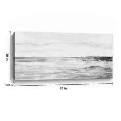 By The Soft Beach Canvas Art Print, 60x30 in.