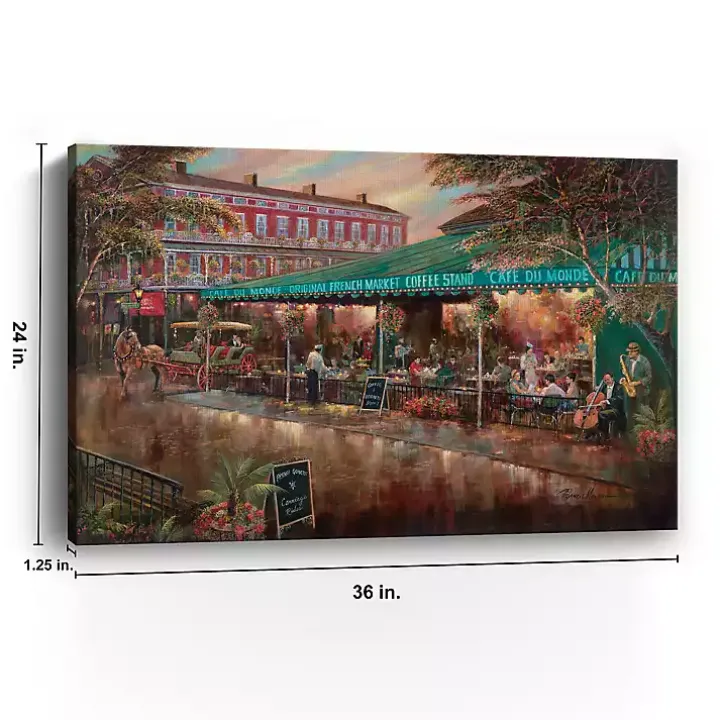 Café du Monde Canvas Art Print, 36x24 in.