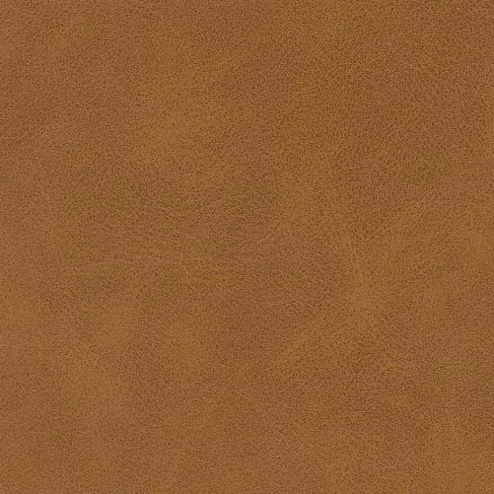 Caramel Faux Leather Storage Ottoman