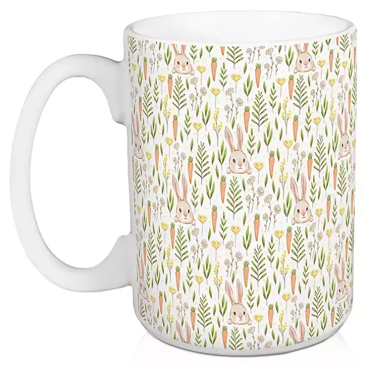 Carrot Patch Easter Mugs, Set of 2