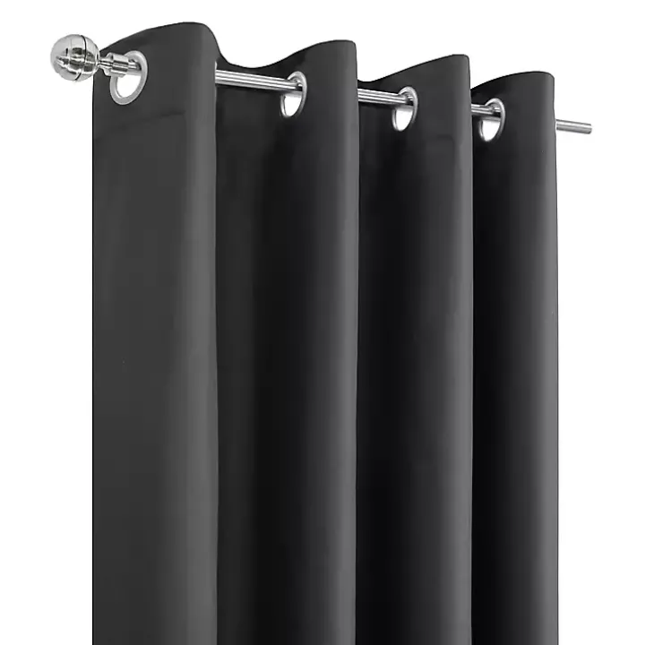 Charcoal Alpine Blackout Curtain Panel, 84 in.
