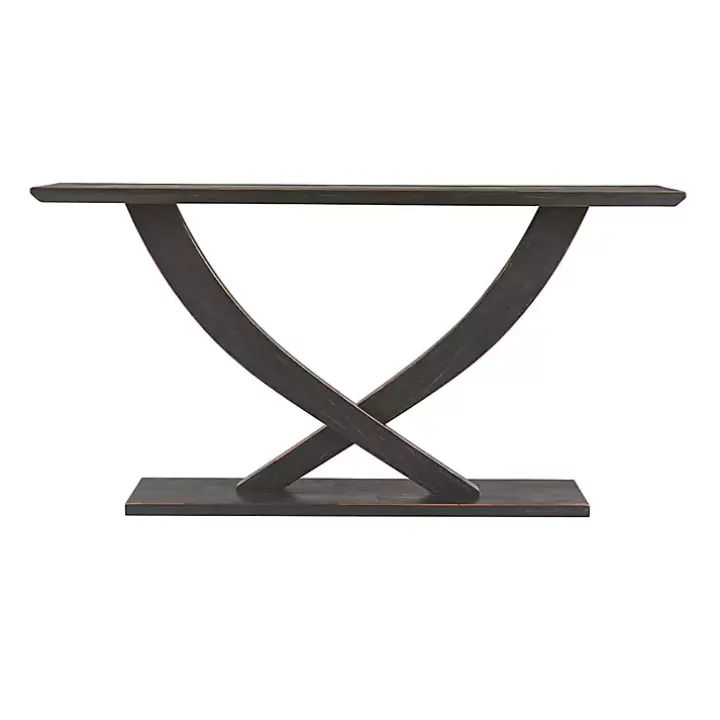 Charcoal Black Ramus Console Table