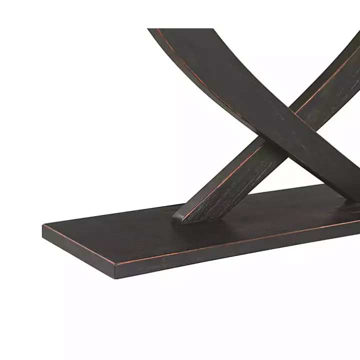 Charcoal Black Ramus Console Table