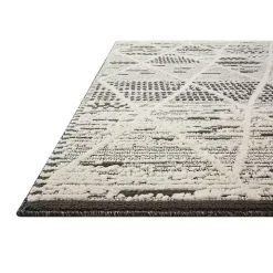 Charcoal Gradient Diamond Area Rug, 5x7