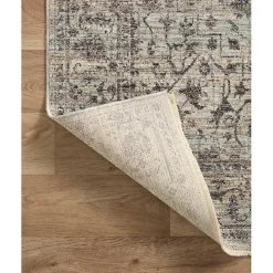 Charcoal Sorrento Medallion Area Rug, 6x9