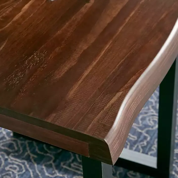 Cherry Live Edge Wood Coffee Table