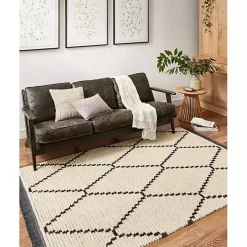 Chris Loves Julia x Loloi Alice Cream Rug, 3x5