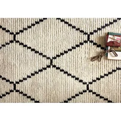 Chris Loves Julia x Loloi Alice Cream Rug, 5x7