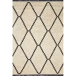 Chris Loves Julia x Loloi Alice Cream Rug, 6x9