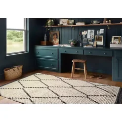 Chris Loves Julia x Loloi Alice Cream Rug, 6x9