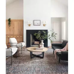 Chris Loves Julia x Loloi Jules Dark Blue Rug, 7x9