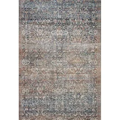 Chris Loves Julia x Loloi Jules Dark Blue Rug, 7x9