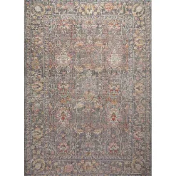 Chris Loves Julia x Loloi Rosemarie Gray Rug, 5x7