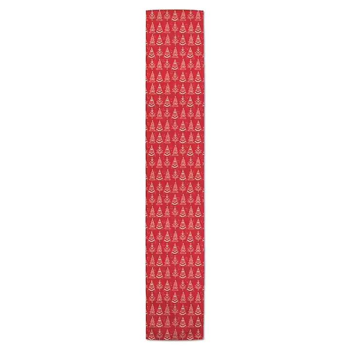 Christmas Tree Doodle Table Runner