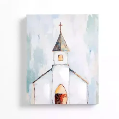 Church Abstract Canvas Art Print