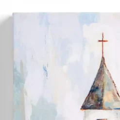 Church Abstract Canvas Art Print