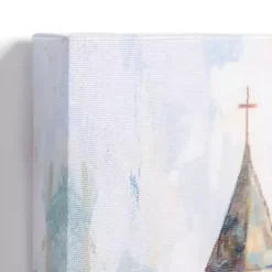 Church Abstract Canvas Art Print