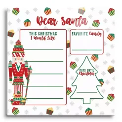 Classic Candyland Dear Santa Dry Erase Board
