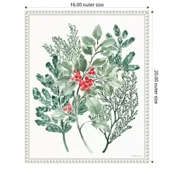 Classic Holly Framed Canvas Art Print