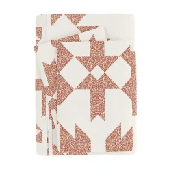 Clay Adobe Diamond 2-pc. Twin Duvet Cover Set