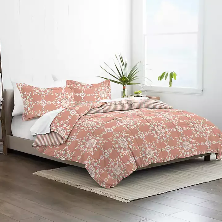 Clay Daisy Medallion Queen 3-pc. Comforter Set