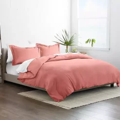 Clay Solid 3-pc. Twin Duvet Cover Set