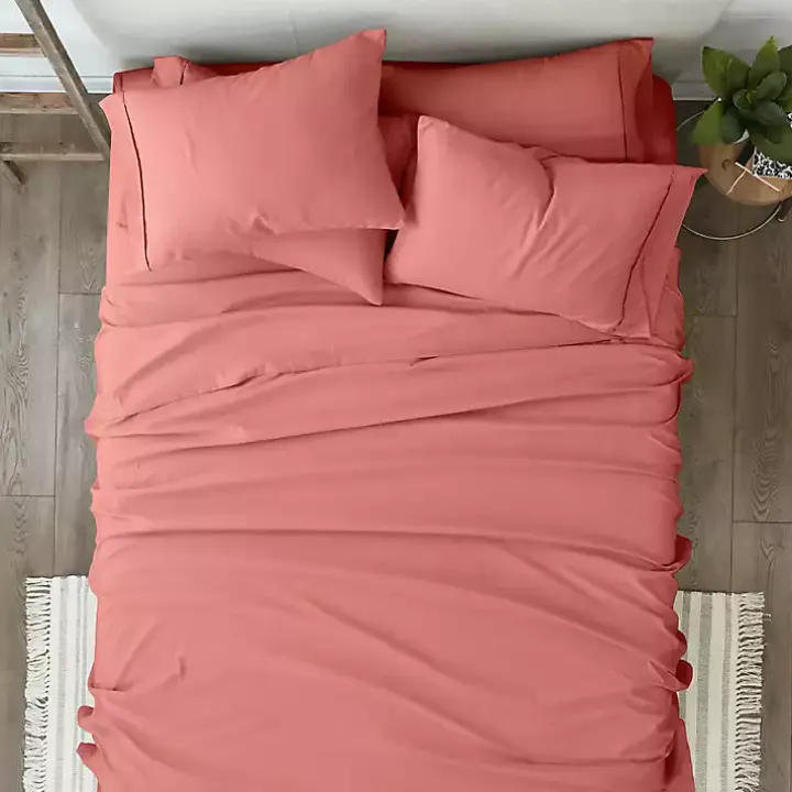 Clay Solid 6-pc. Twin Sheet Set