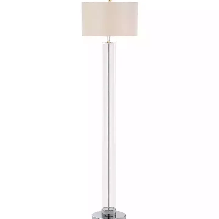 Clear Glass Demi Floor Lamp