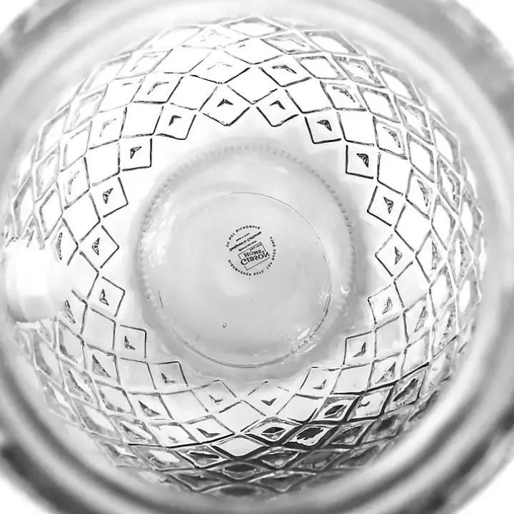 Clear Glass Pineapple Beverage Dispenser