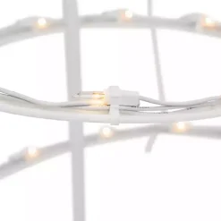 Clear Pre-Lit Spiral Christmas Trees, Set of 3