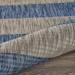 Coastal Stripes Outdoor Area Rug, 7x9