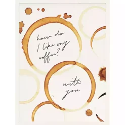 Coffee with You Framed Wall Plaque