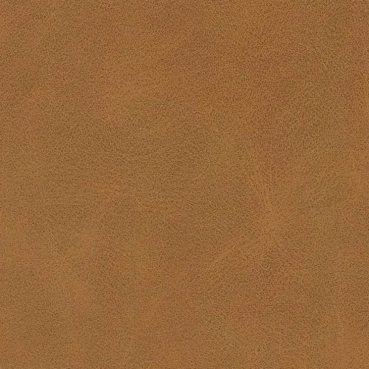 Cognac Leather Arch Ottoman