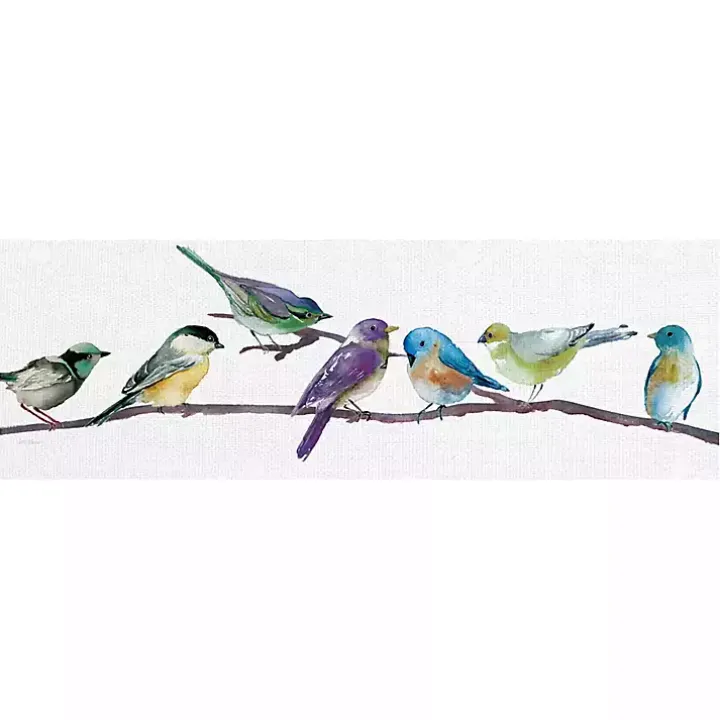 Colorful Bird Spot Canvas Art Print