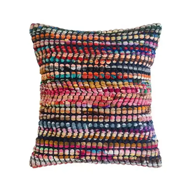 Colorful Bohemian Throw Pillow