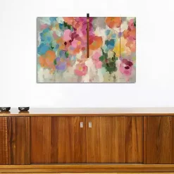 Colorful Garden I Giclee Canvas Art Print, 48x32
