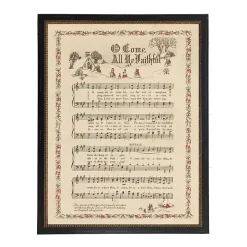 Come All Ye Faithful Framed Print
