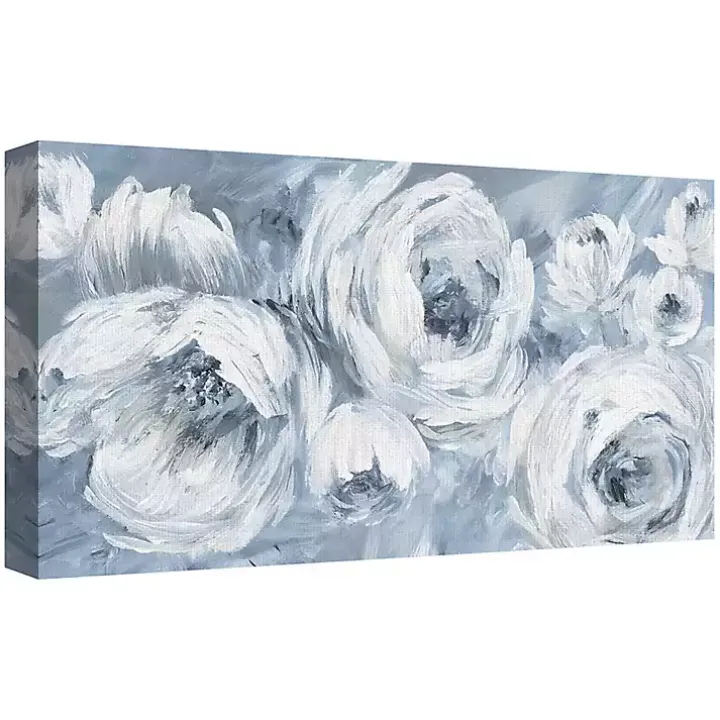 Contemporary Blues Canvas Art Print