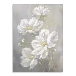 Cosmos Flowers Canvas Art Print