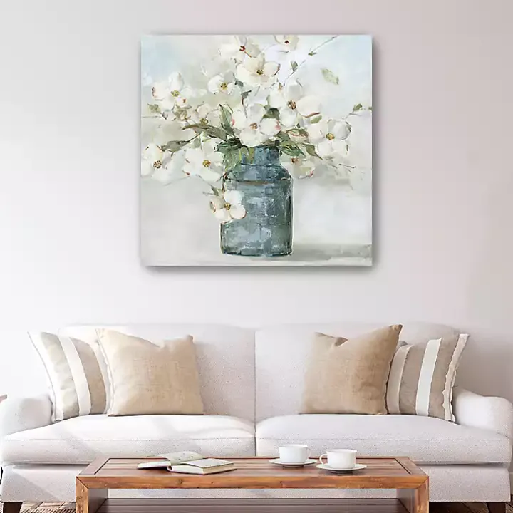 Cottage Charmer Giclee Canvas Art Print, 40x40 in.
