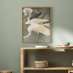 Courtship Dance II Framed Canvas Art Print