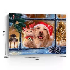 Cozy Companions Canvas Art Print