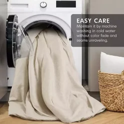 Cream Chambray 3-pc. King Comforter Set
