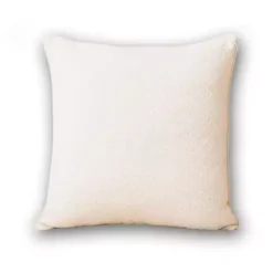 Cream Cross-stitch Woven Pillow