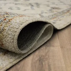 Cream Granary Floral Area Rug, 6x9