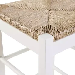 Cream Handwoven Counter Stool
