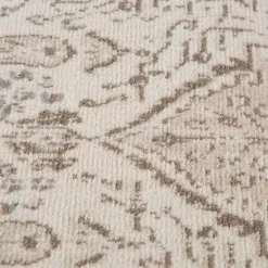 Cream Medallion Area Rug, 8x10