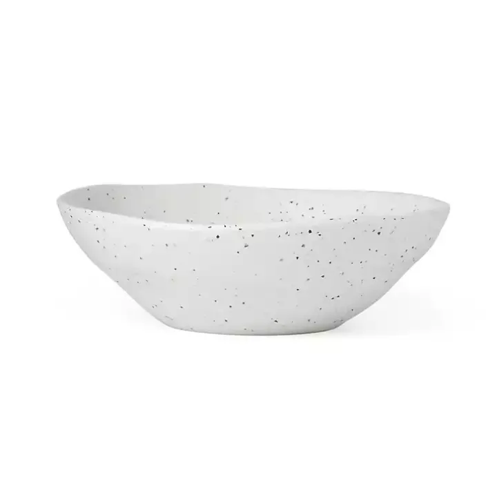 Cream Terrazzo 12-pc. Melamine Dinnerware Set