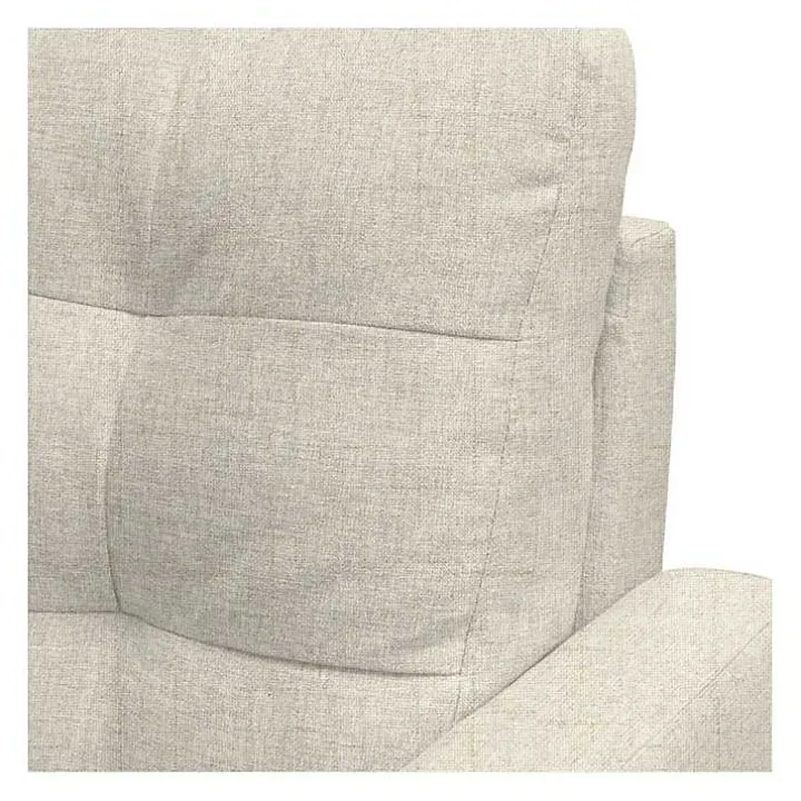 Cream Upholstered Tufted Dani Accent Chair