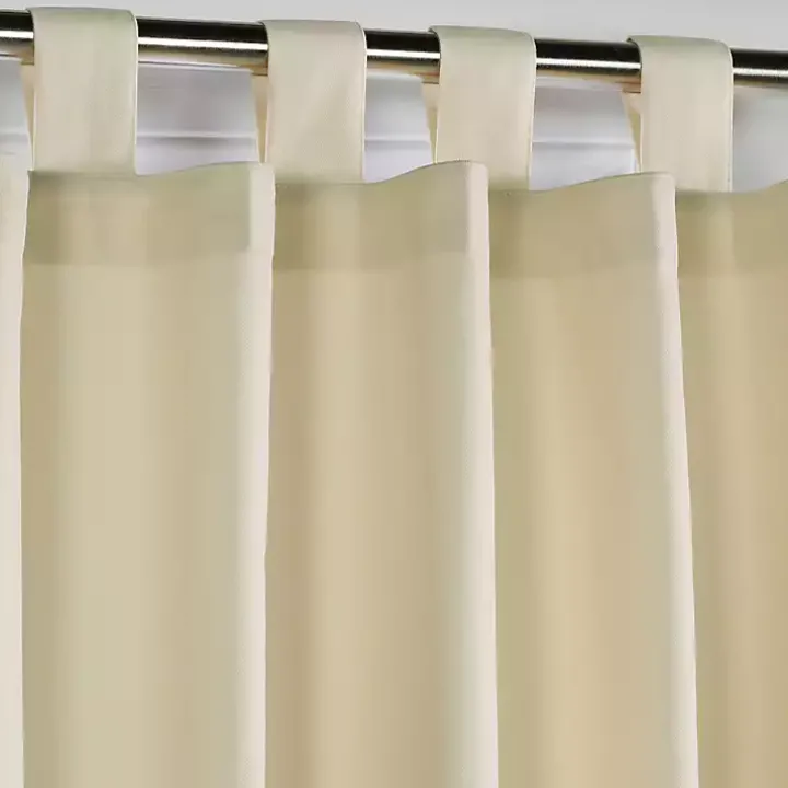 Cream Weathermate Blackout Curtain Panel, 63 in.